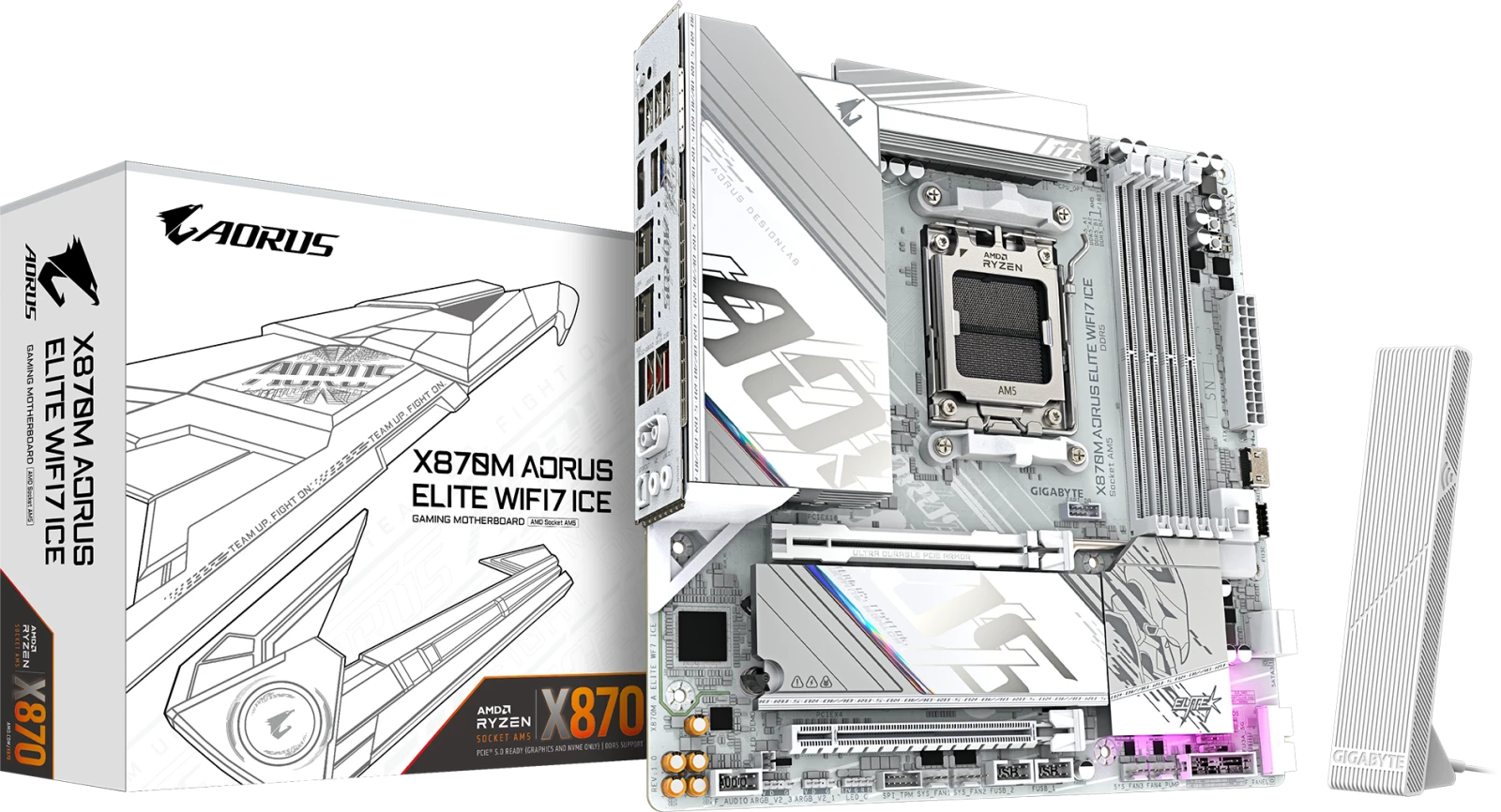 Gigabyte X870M AORUS ELITE WIFI7 ICE